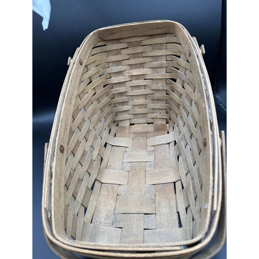 Longaberger 1983 Large Vegetable Basket 🧺🥕 w/ NIP Liner • Early Collectible